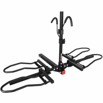 Hitch mount bike carrier for vehicles