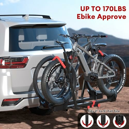 Hitch 2 EBike Rack