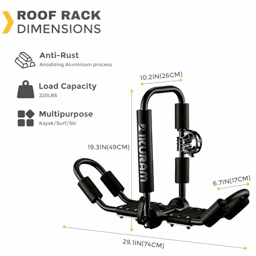 IKURAM R Kayak Roof Rack