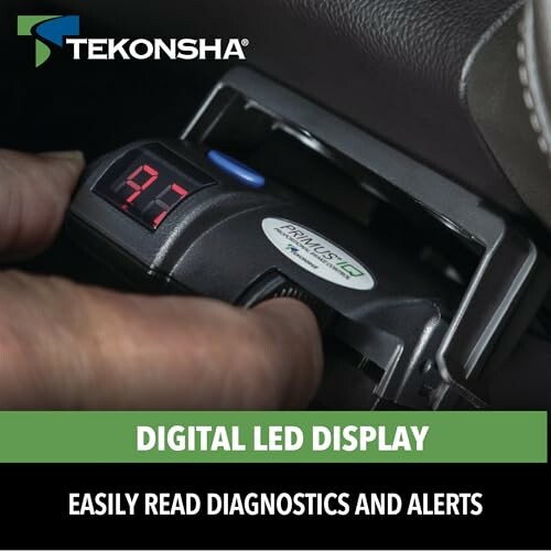 Tekonsha digital LED display for diagnostics and alerts