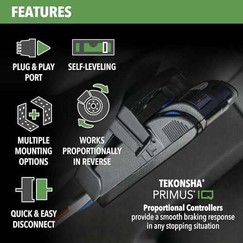 Tekonsha Primus IQ brake controller features overview.