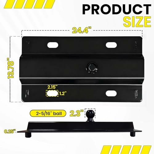 30000 lbs Universal Gooseneck Ball Plate